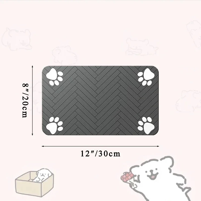 ThePetzStore™ Quick-Dry Diatomite Pet Feeding Mat